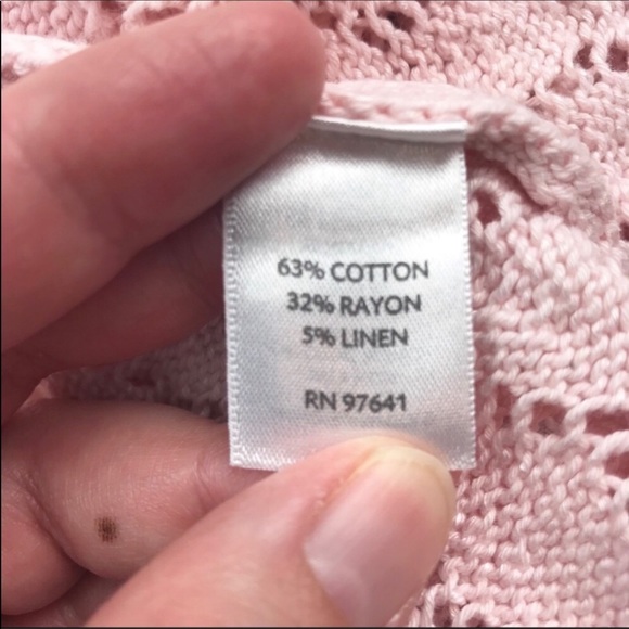 J. Jill Women's  Light Pink Waterfall Cardigan - Size Small - Picture 6 of 6